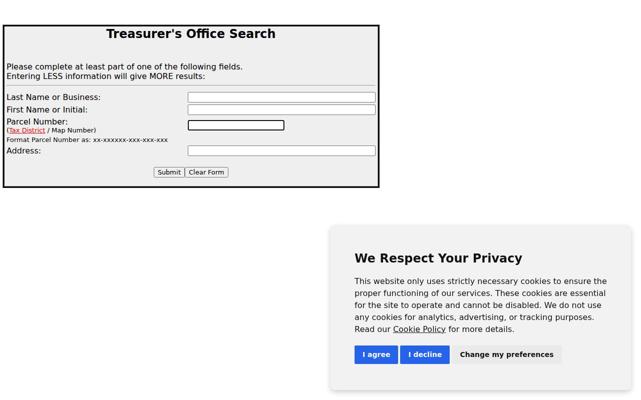 Hazleton neighbors research using the Luzerne County Treasurer property tax search